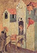 Pietro Lorenzetti Saint Humility Transports Bricks to the Monastery Spain oil painting artist